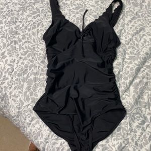 small black one piece